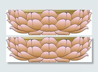 佛教文化观音莲花底座图片