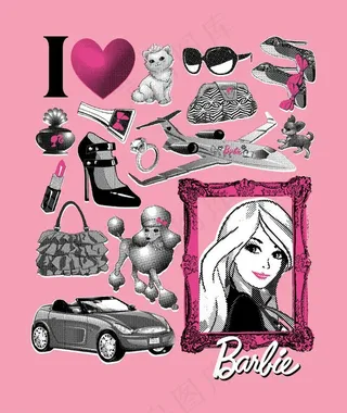 精美印花元素图案图片