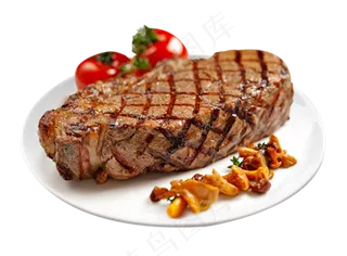 美味西餐厅西餐牛排牛肉png免扣设...