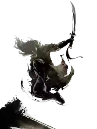 武侠侠客大侠人物游戏中国水墨风PN...