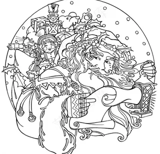 圣诞装饰图案图片