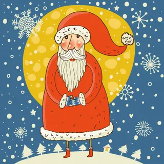 圣诞老人矢量素材