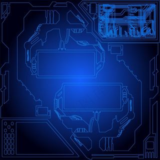 蓝星空色几何星空不规则背景海报素材...