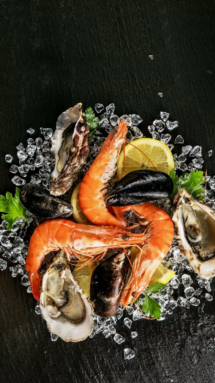 海鲜虾高清摄影图片