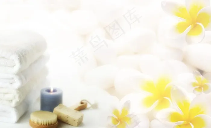 水疗合成背景图片