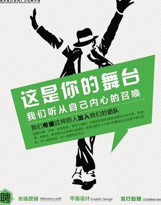 企业招聘人才展现海报PSD下