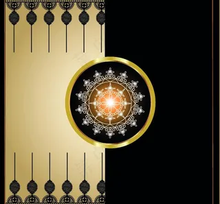 欧式花纹背景图片