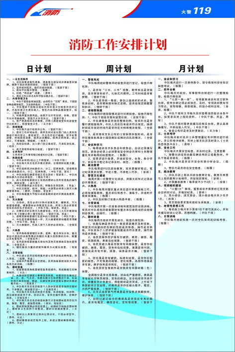 消防安全cdr矢量模版下载