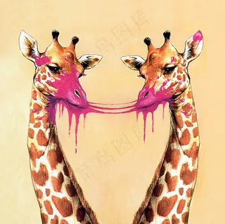 手绘涂鸦卡通图案