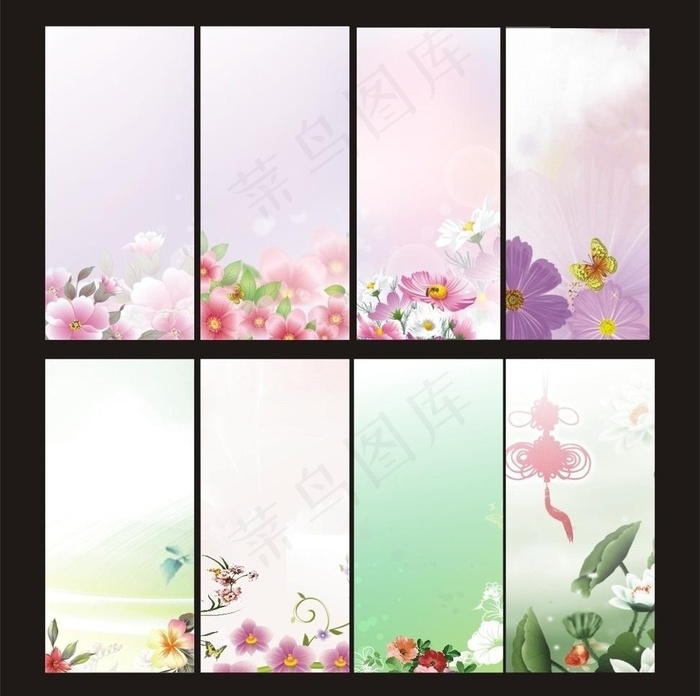 花底背景（位图组成）图片cdr矢量模版下载