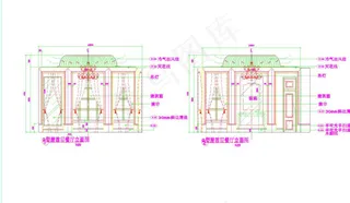 高尔夫球会别墅cad图纸