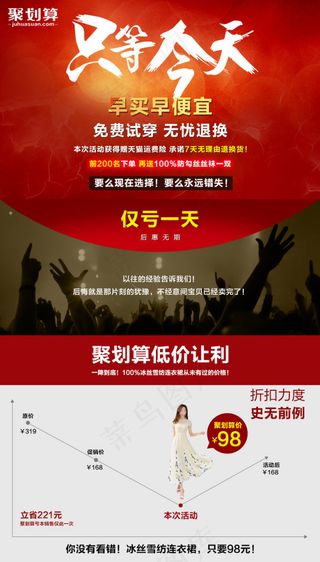 淘宝聚划算淘金币淘抢购详情页模版P...