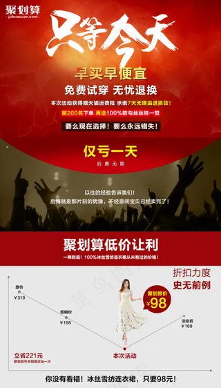 淘宝聚划算淘金币淘抢购详情页模版P...