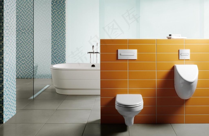 整体浴室效果图