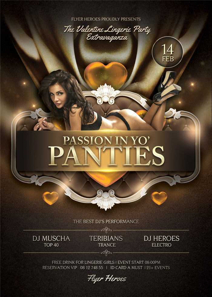 激情国外酒吧平面素材创意海报