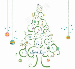 韩国花卉植物矢量图库39