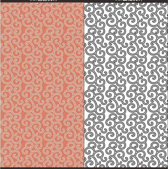 艺术背景墙纸图案图片cdr矢量模版下载