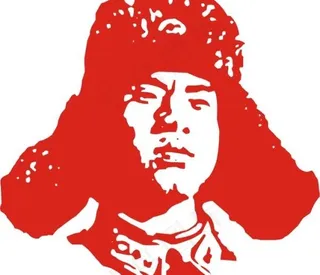 雷锋头像矢量图