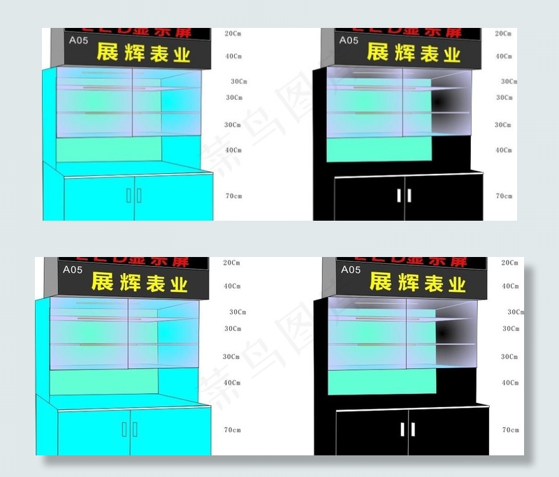 橱窗图片cdr矢量模版下载