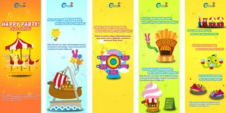 卡通游乐园广告