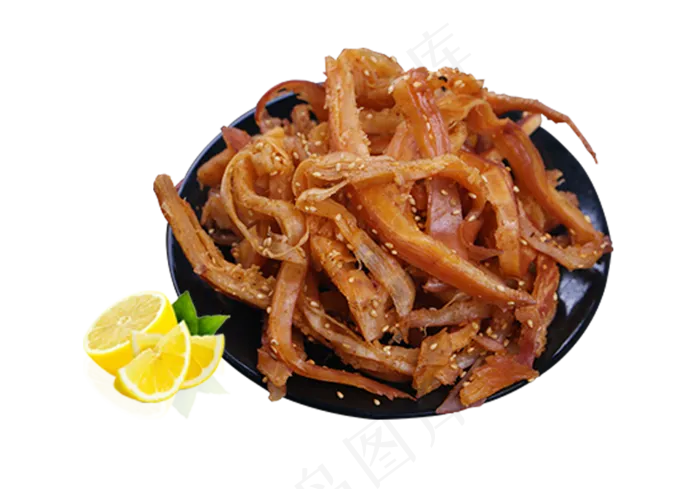 鱿鱼圈鱿鱼须鱿鱼串烧烤png免抠透...(808X564)