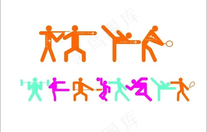 运动体育素材图片cdr矢量模版下载