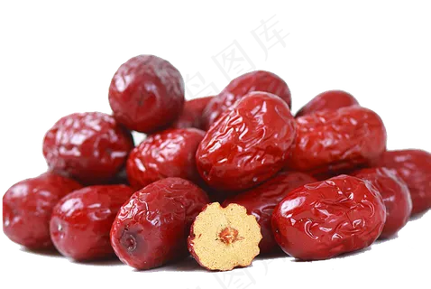 新鲜超甜冬枣红枣PNG素材集合