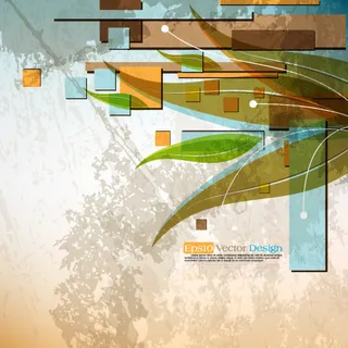 炫彩动感光斑背景矢量素材