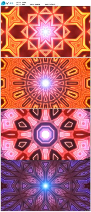 绚丽开场庆典晚会通用LED背景视频