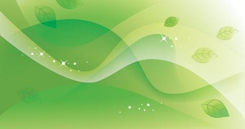 春天绿色底纹花纹矢量图图片