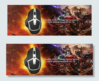 淘宝海报无线游戏鼠标PSD素材