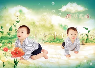 意趣童年-儿童相册PSD分层模板