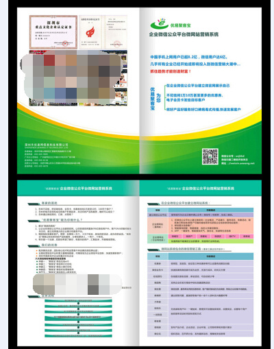 公司宣传册cdr矢量模版下载