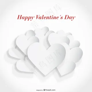 白皮书心型卡设计