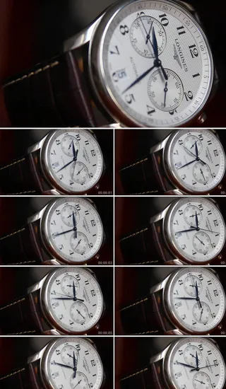 时间流逝钟表高清拍摄意境视频素材