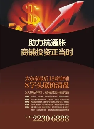 商业金融海报报广图片
