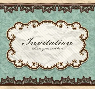 浪漫欧式花纹边框图片