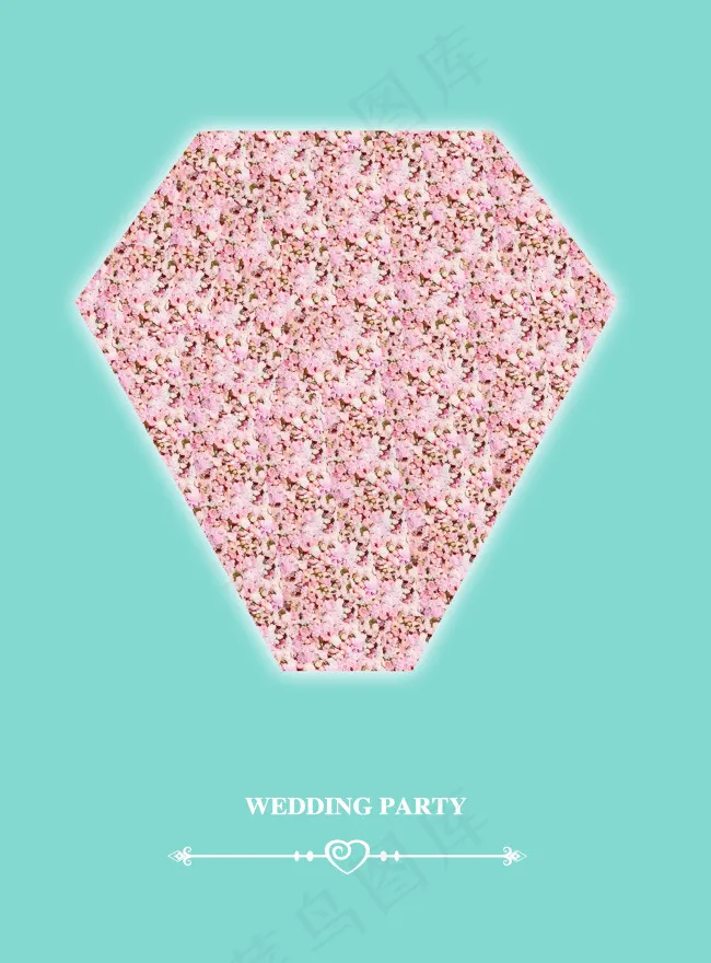 婚礼蒂芙尼兰喷绘(7200X9751(DPI:72))psd模版下载