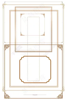 中式风格边框素材