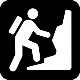 岩石山climibing剪贴画