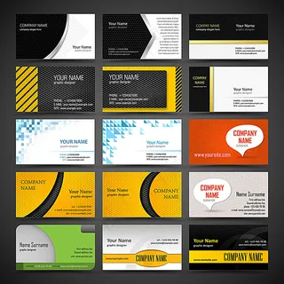 时尚个性名片模板