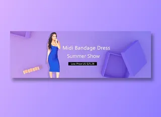 女装简约banner图