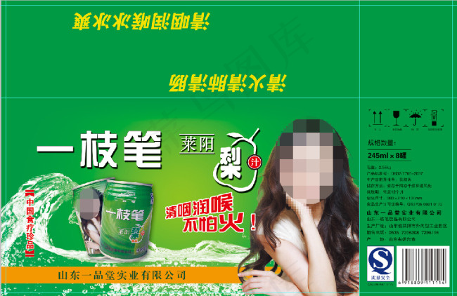 一枝笔莱阳梨汁手提盒