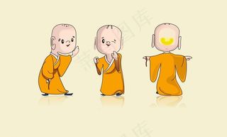 三个小和尚图片