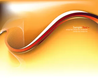 动感条纹金色渐变背景矢量素材