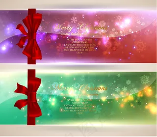 2013年圣诞节横幅旗帜矢量素材