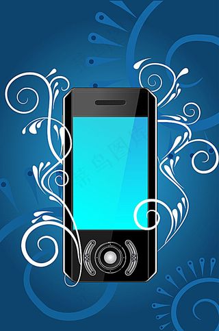 时尚手机矢量素材