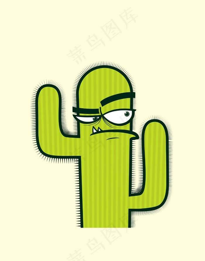 卡通植物仙人掌