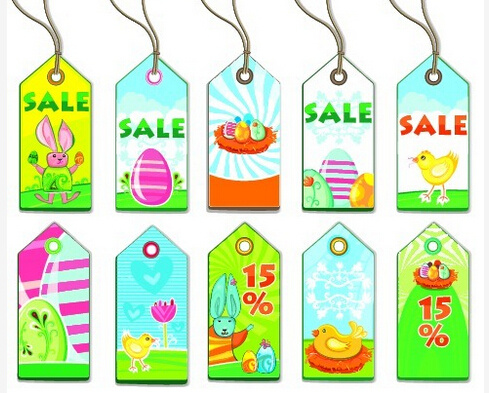 促销吊牌矢量模板素材