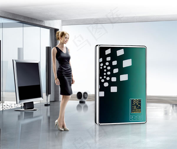 热水器海报psd素材